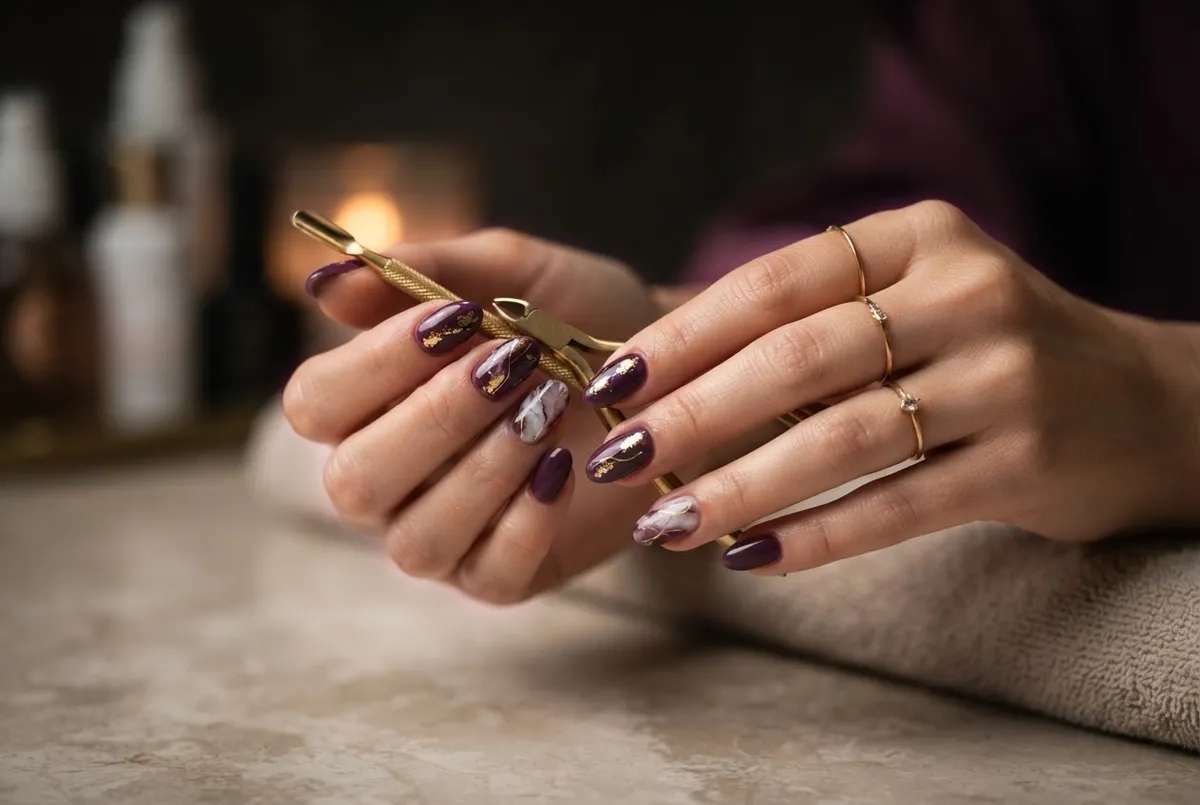 Luxury manicure and nail artistry at Melo Nail Salon Bulimba