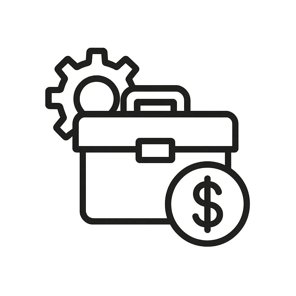 Equipment and asset-based financing icon - funding for contractors and trade businesses in South Florida
