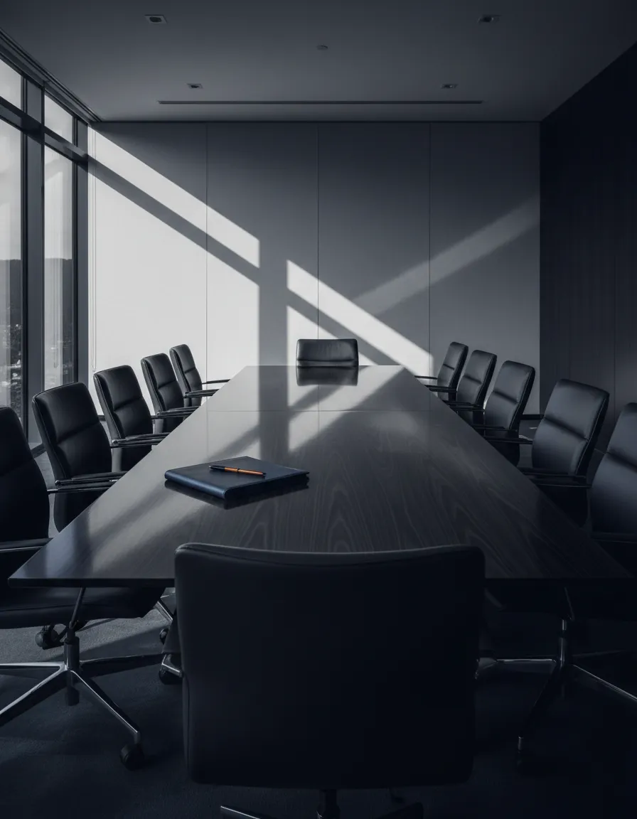 Professional business advisory environment and corporate strategy discussion