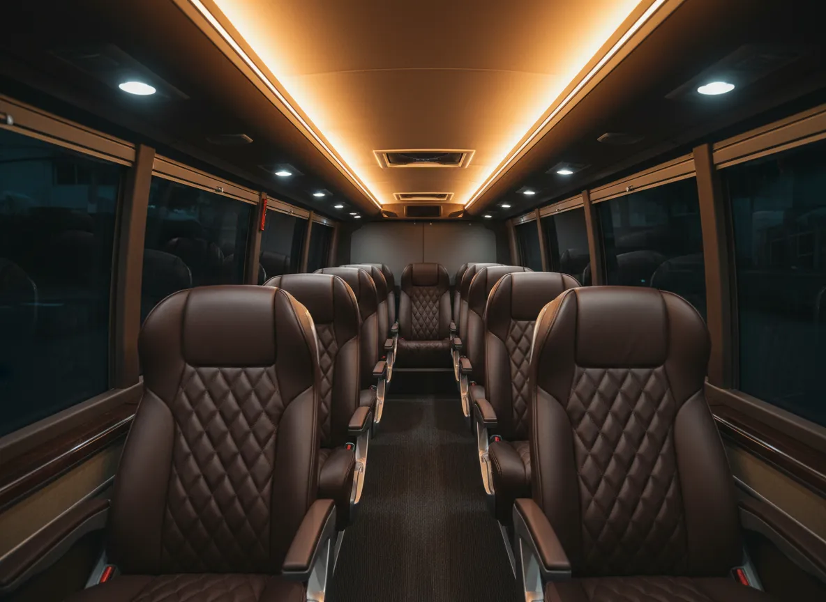Premium minibus interior