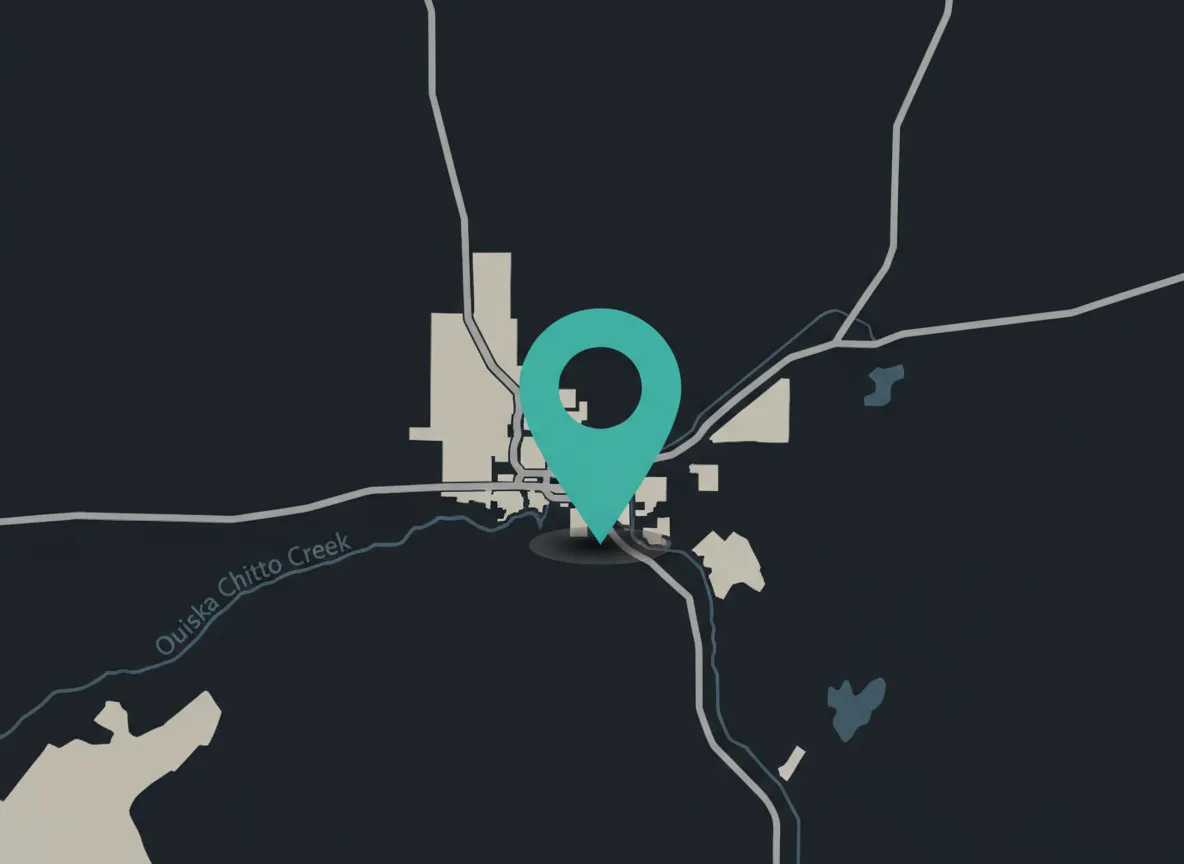 Map showing location of South Beau Physical Therapy & Sports Rehab in Longville, LA