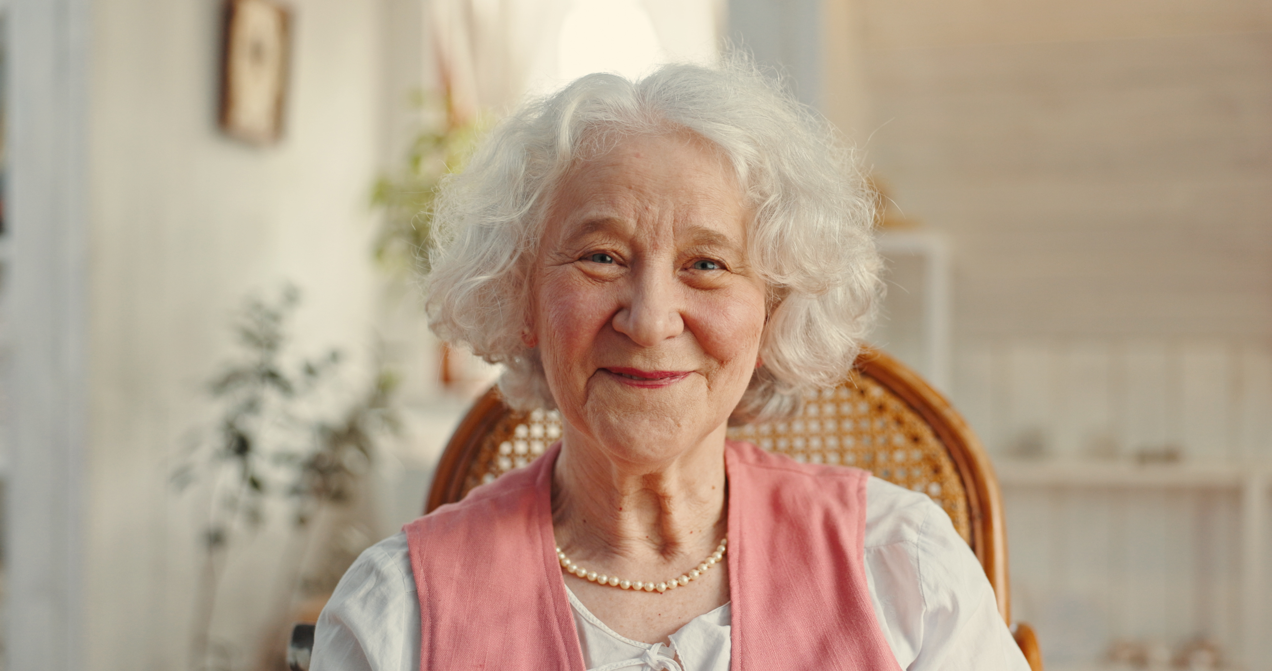 Older couple being interviewed for a legacy film