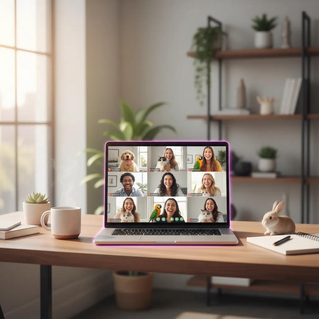 Coaching call with pet business owner