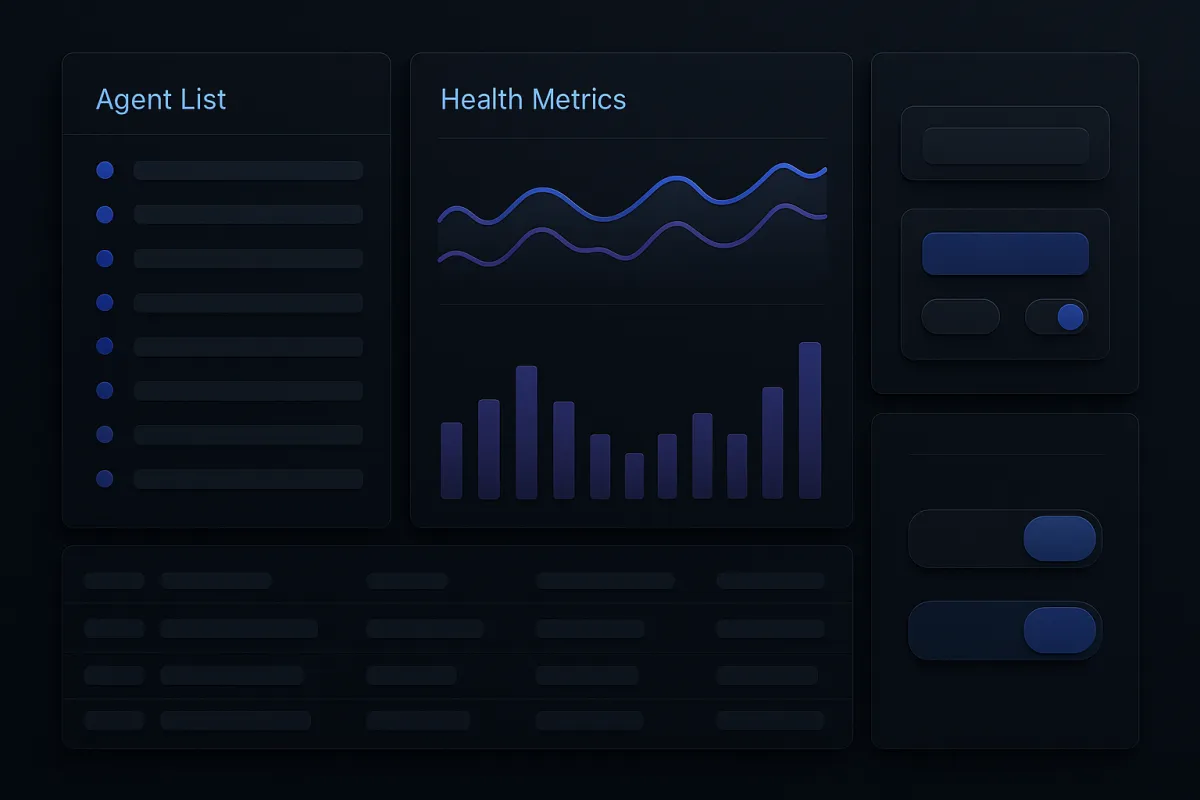 Agent marketplace dashboard screenshot