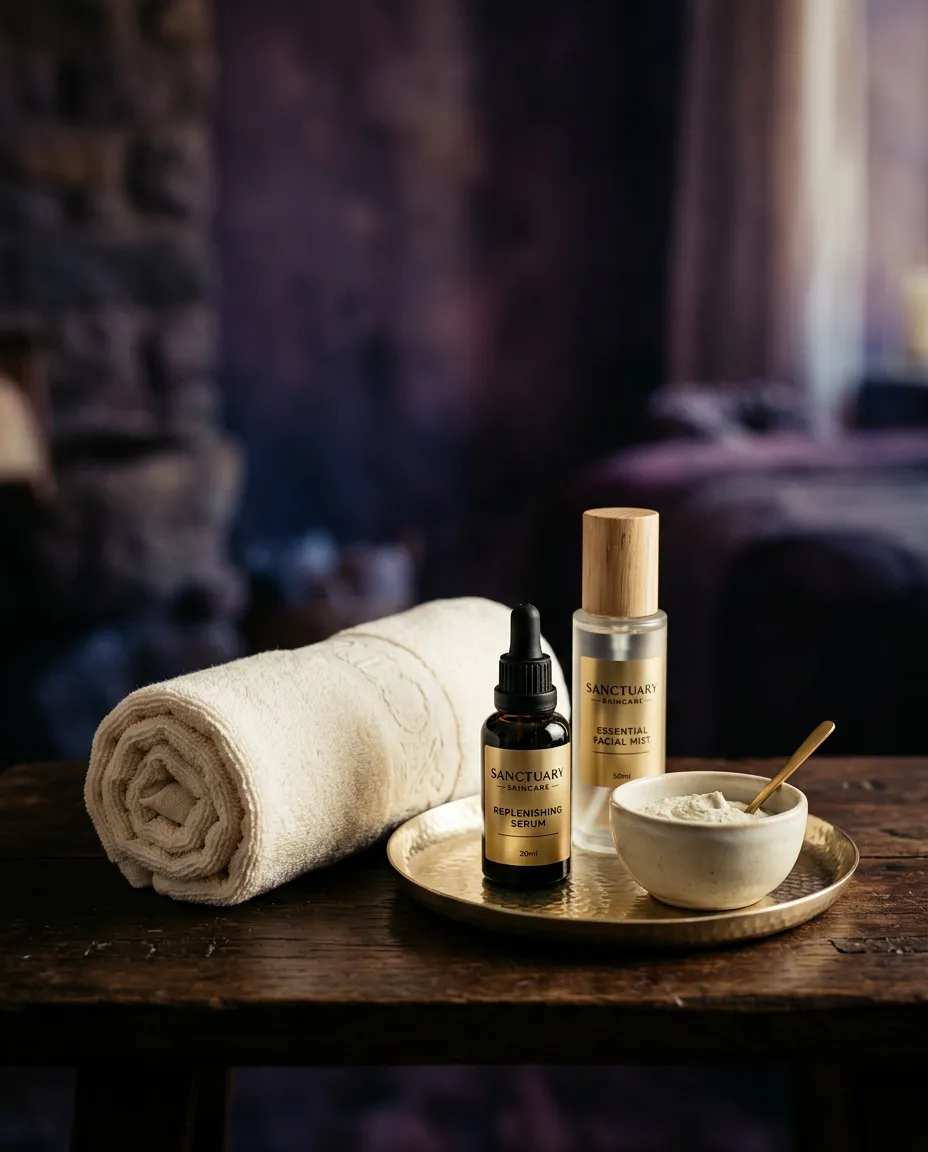 Serene natural light sanctuary interior reflecting calm luxury and bespoke personal care