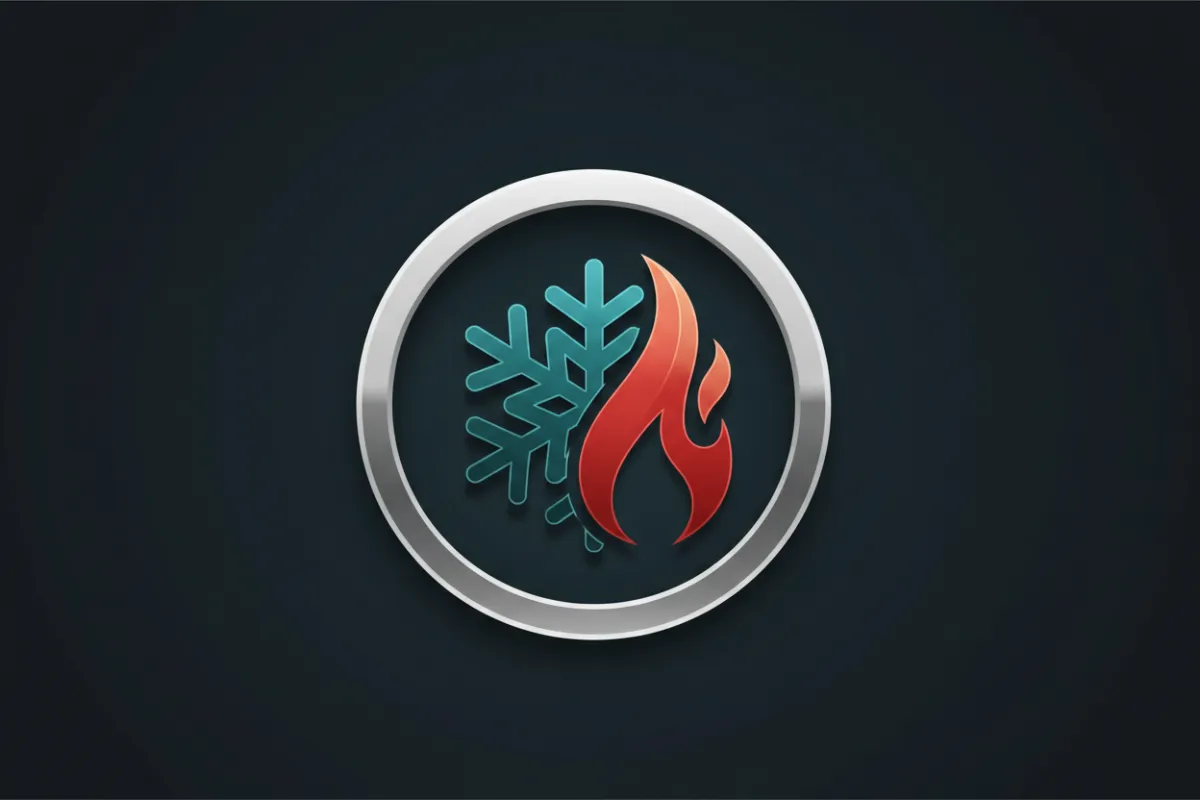 HVAC contractor logo
