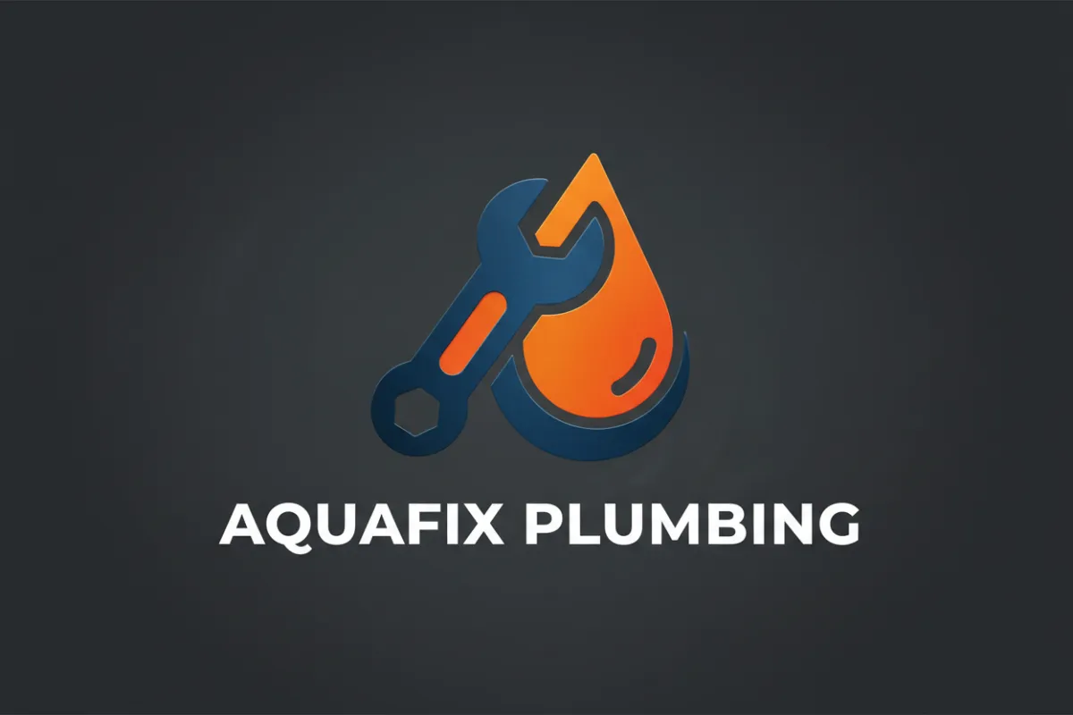 Plumbing contractor logo