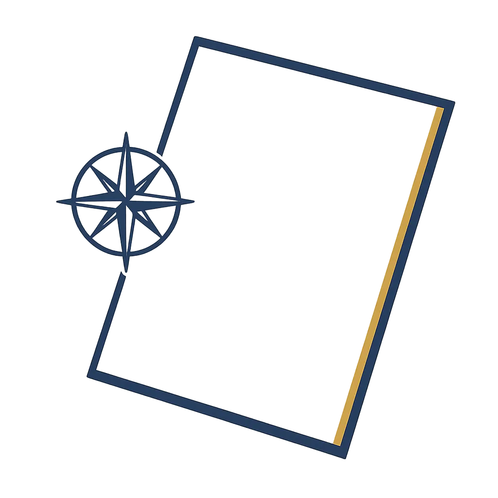 Mockup Kompasu životního směru v PDF