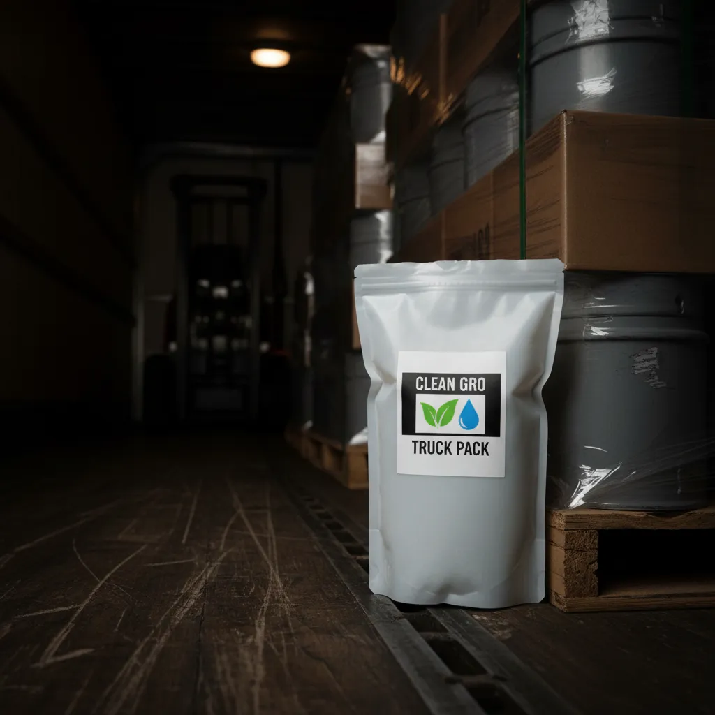 Odorizer pack positioned in a cargo bay