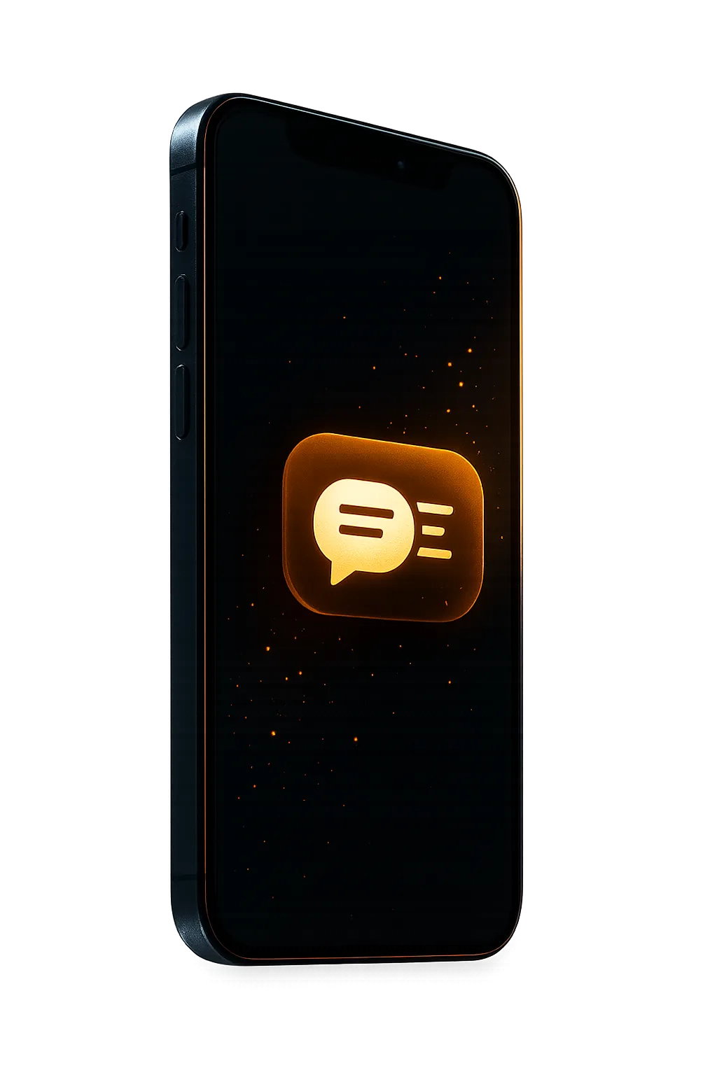 Mobile smartphone showing automated missed call text back conversation for home service contractor