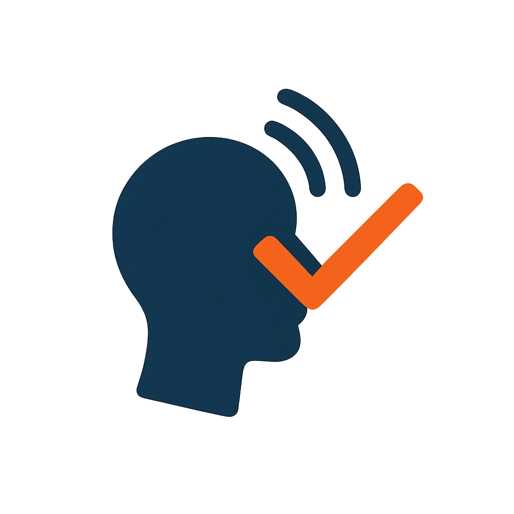 Stop Sounding Uncertain in English Logo