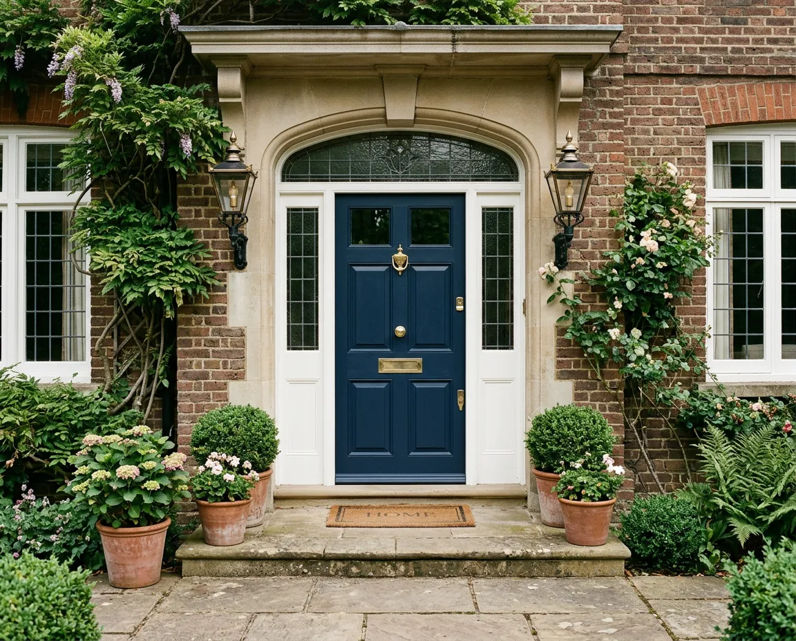 Architectural entrance of a distinguished British residential property illustrating Private Residence Relief eligibility