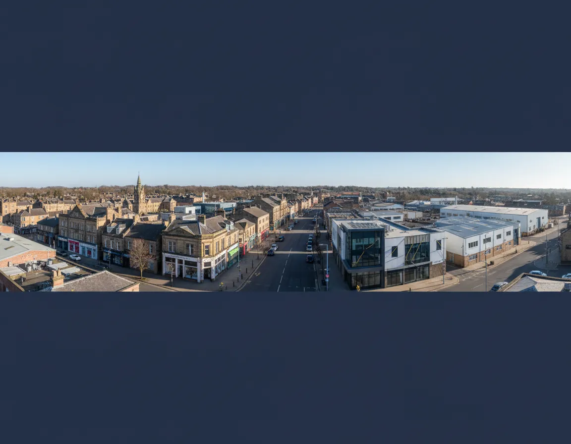 Cleckheaton West Yorkshire business scene
