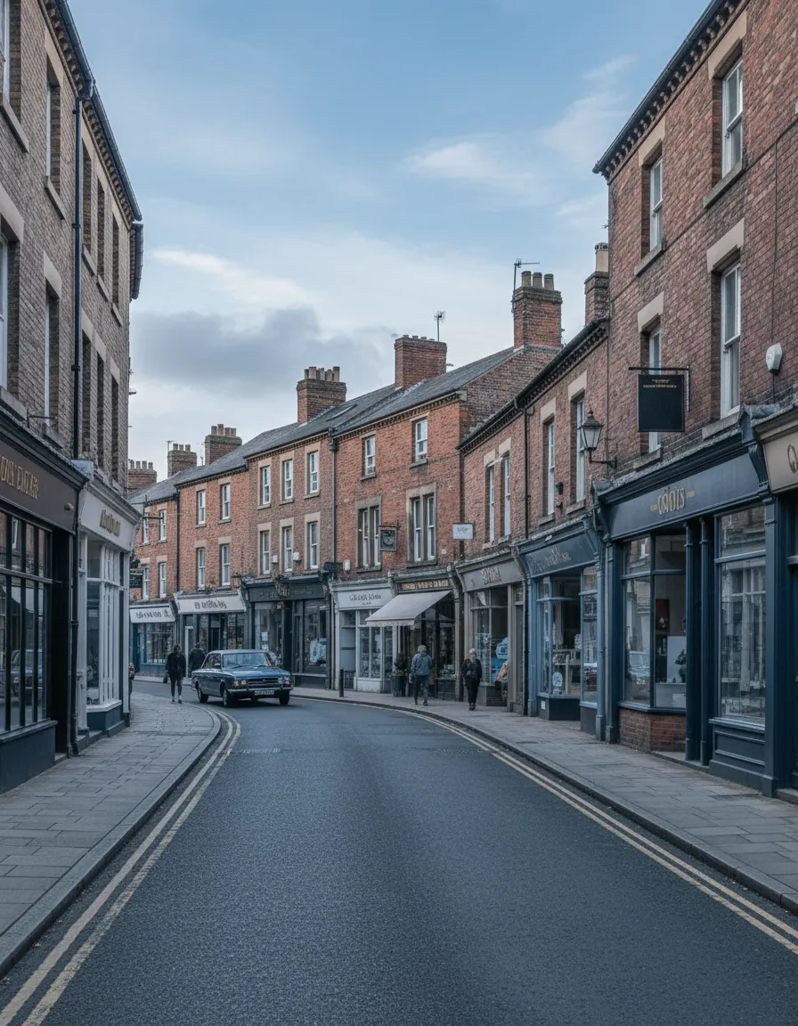Liversedge West Yorkshire Town Scene