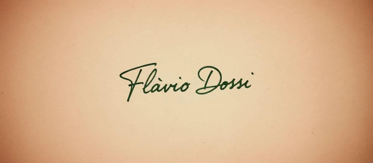 Firma di Flavio Dossi