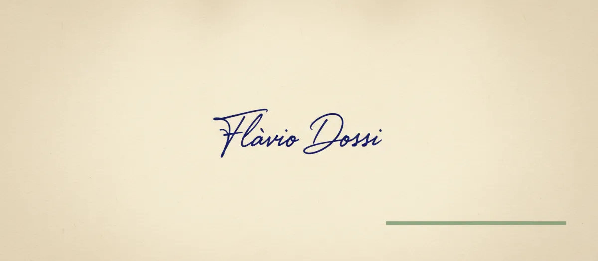 Firma Flavio Dossi