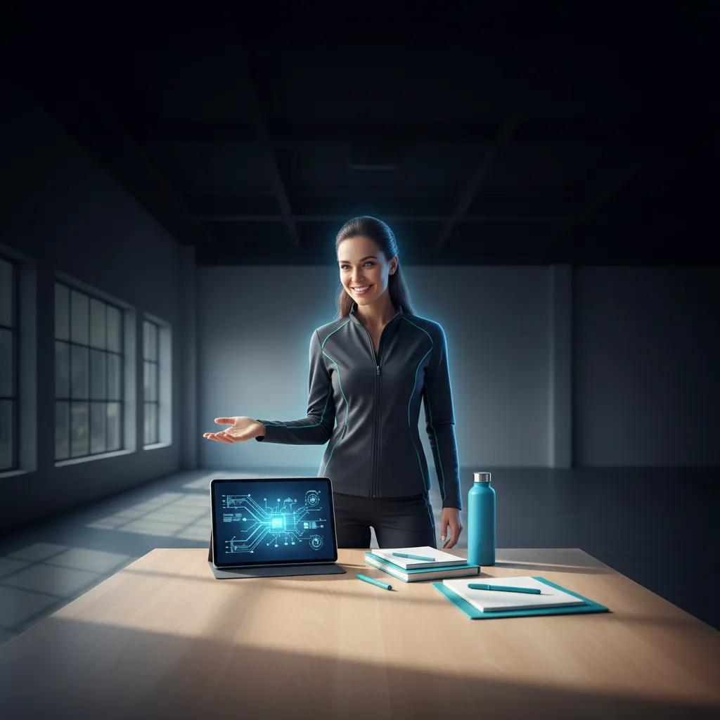 Trainer in a workshop setting