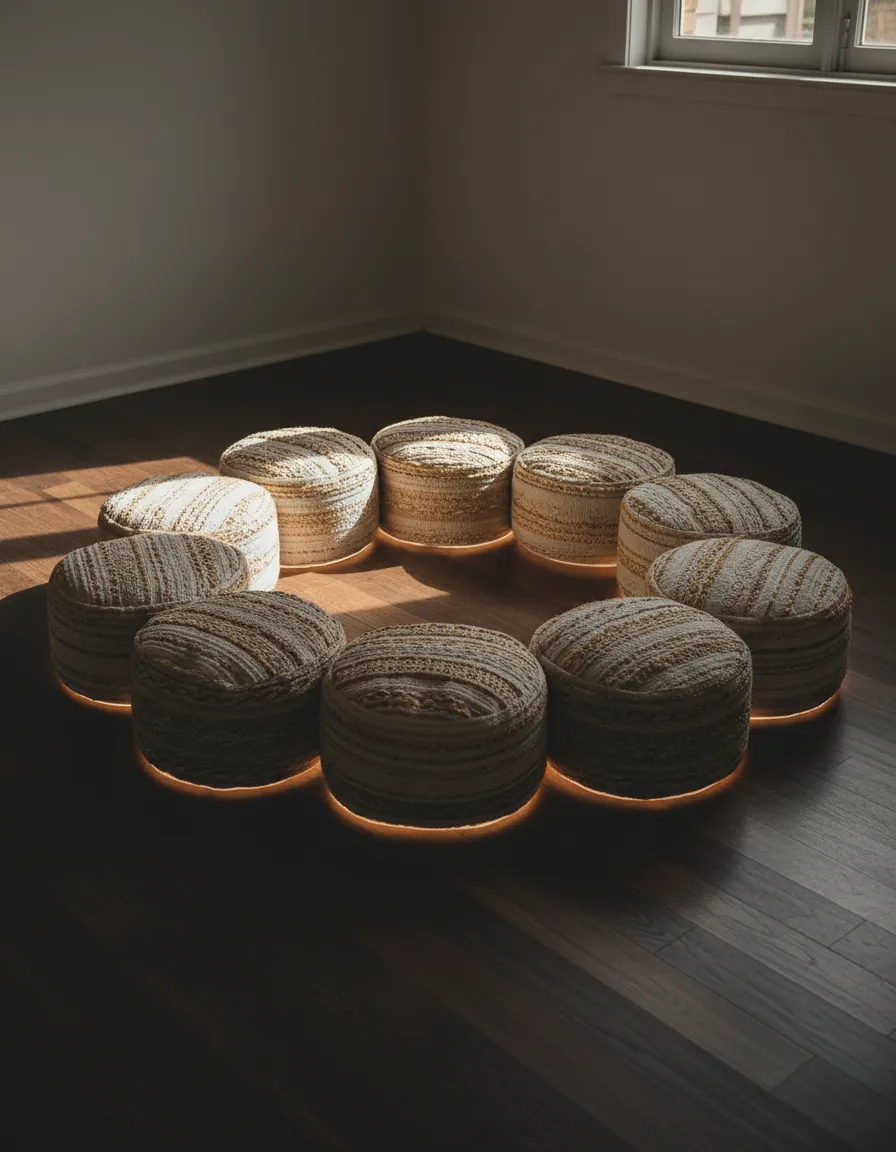 Atmospheric lifestyle image of women sitting together in a circle