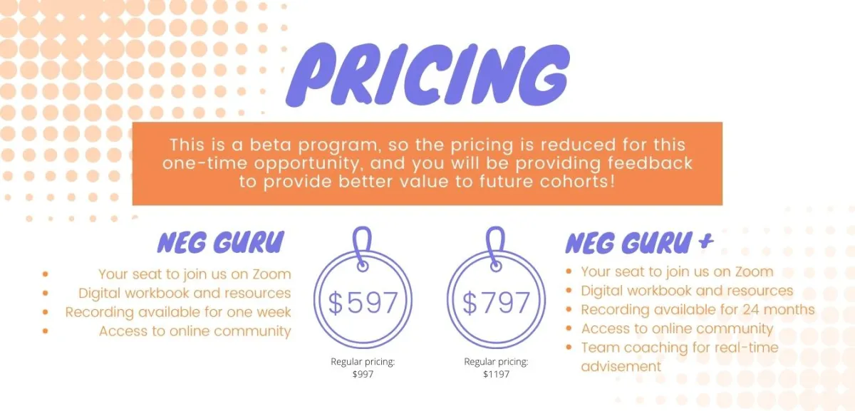 Pricing Table