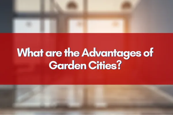 Lush green parks and residential areas in a modern garden city