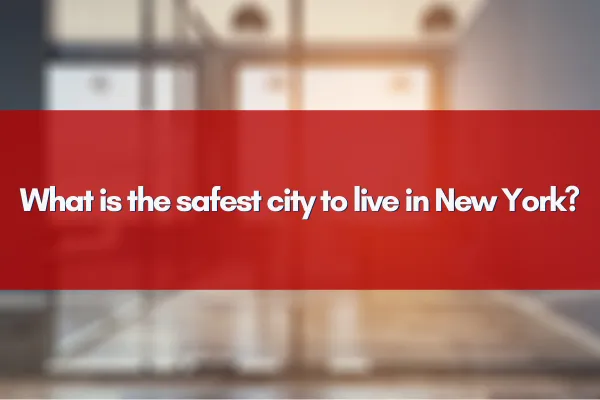 A peaceful New York cityscape showcasing safe neighborhoods with calm streets and green spaces.