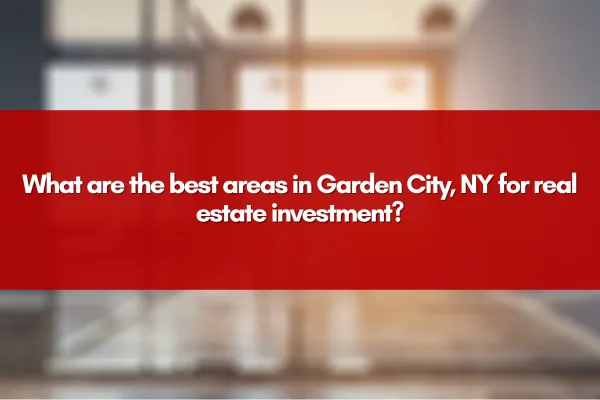 Beautiful residential street in Garden City NY showcasing prime investment neighborhoods