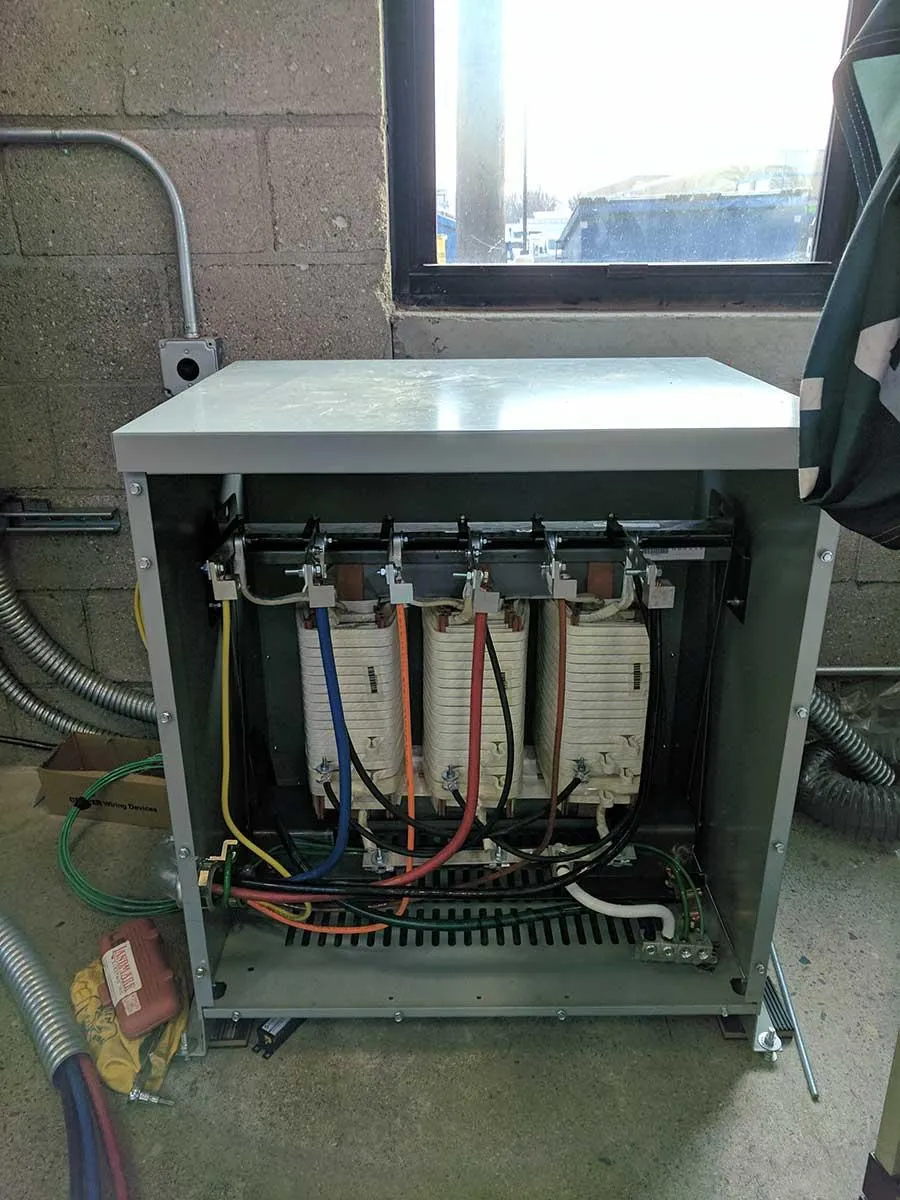 Close up of electrical box