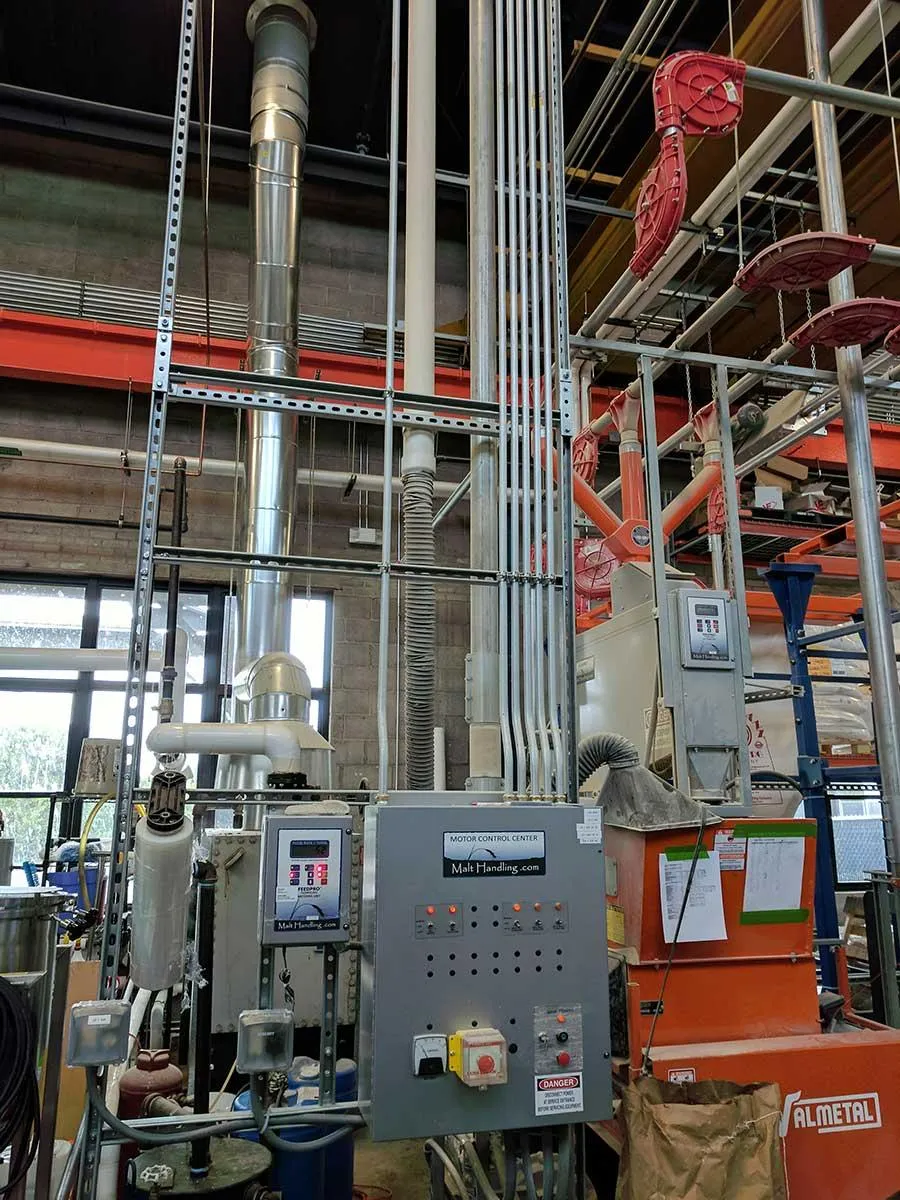 Electrical work at a brewery