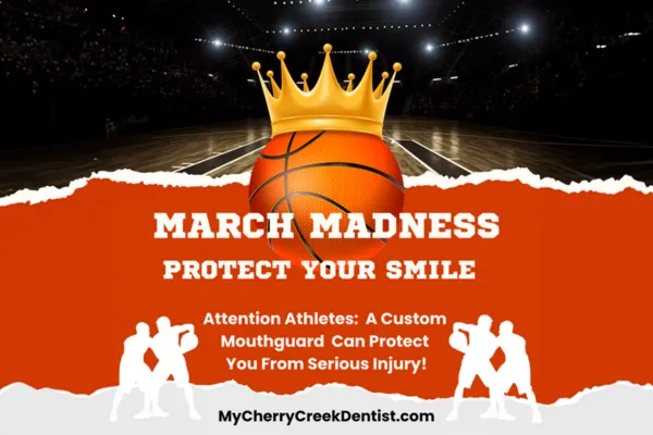 March Madness. There's a court with a basketball wearing a crown