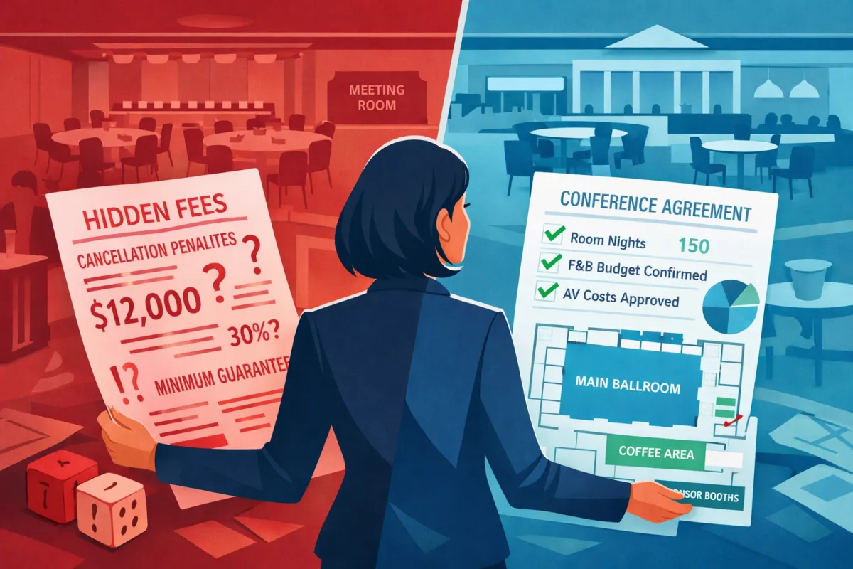 Stop Letting Hotel Contracts Gamble With Your Conference Budget