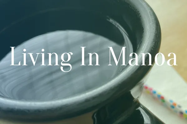 A cup of coffee from Morning Glass Coffee Shop in Manoa