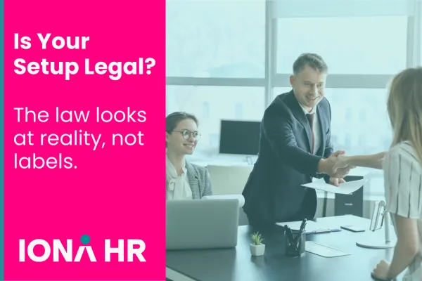 Is How You're Working with People Legal?