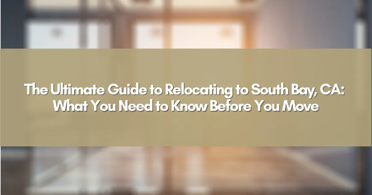 South Bay California coastline with residential neighborhoods