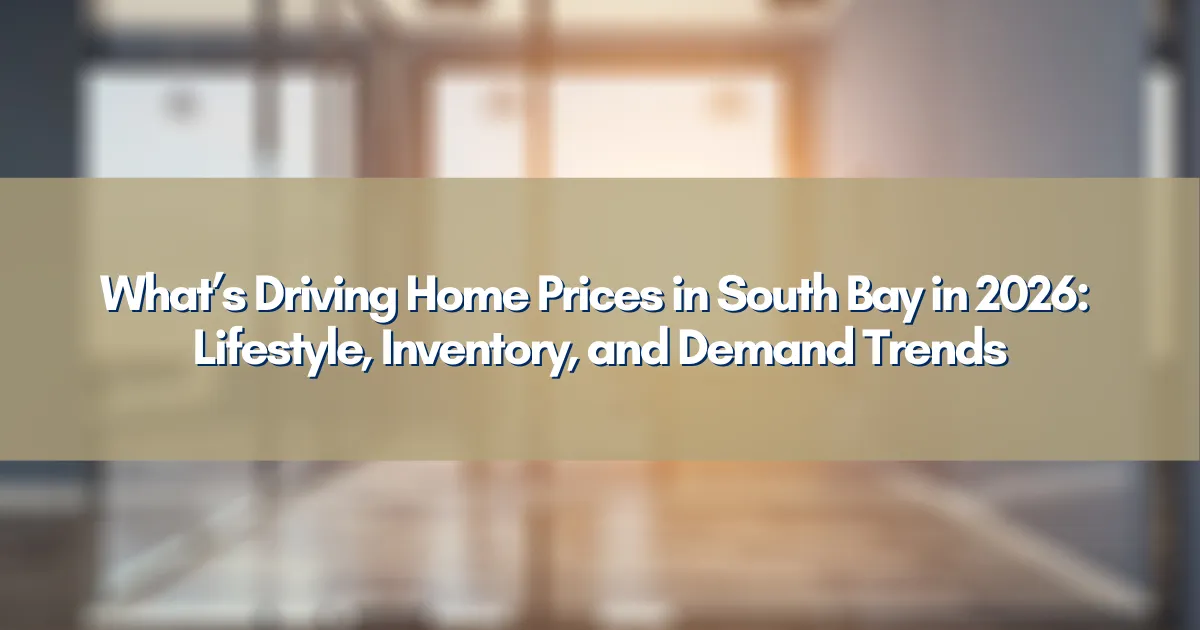 South Bay houses with price trend visual