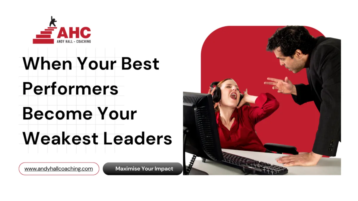 When Your Best Performers Become Your Weakest Leaders