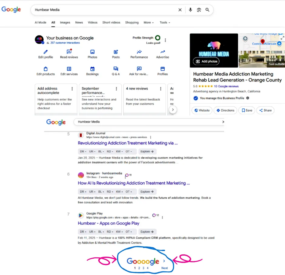 Google’s 10-Page SERP Limit Is Here: What It Means for AI, SEO & Your Growth (and How Humbear Media Is Already Ahead)