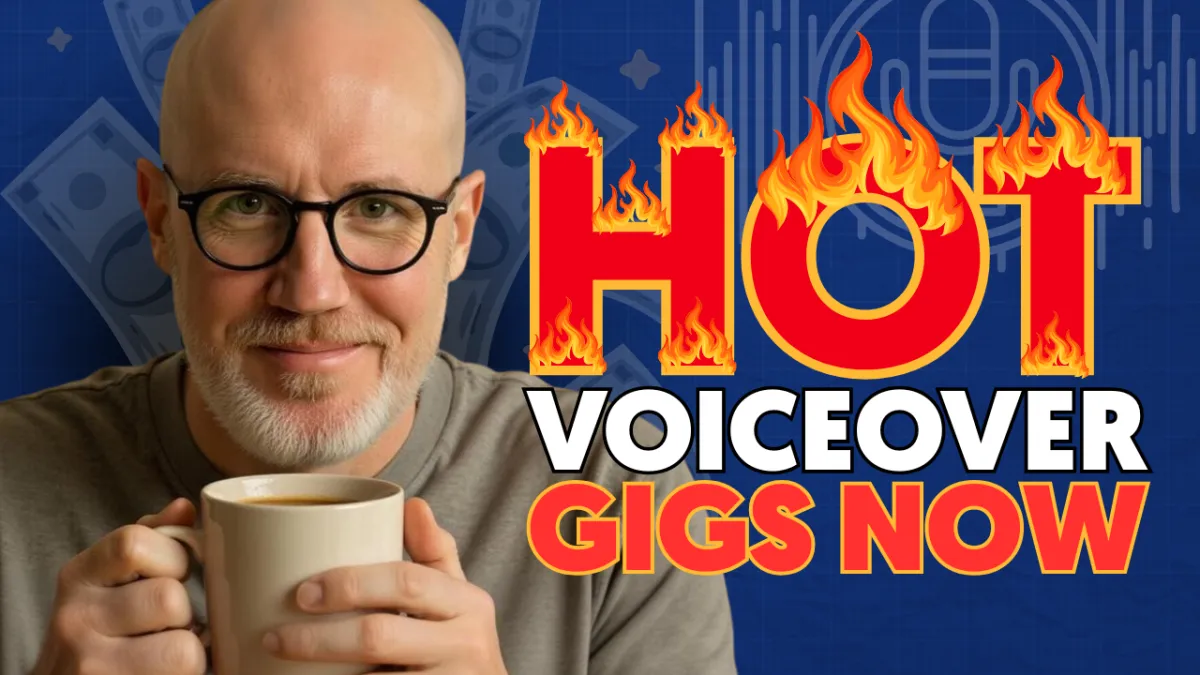 Top 5 Voiceover Gigs That Actually Pay!