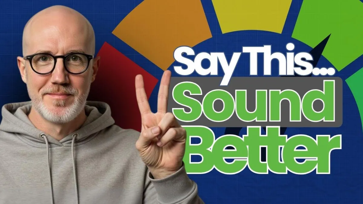 Two Words for More Natural Voice Overs