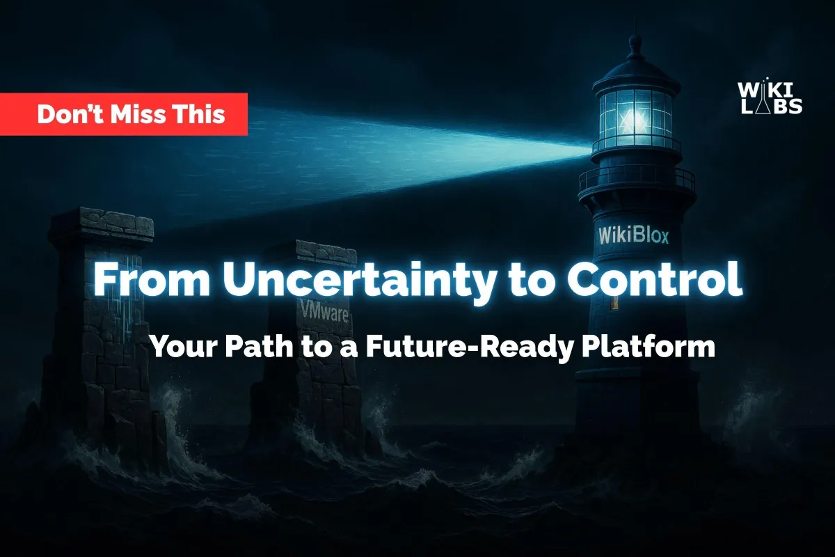 The WikiBlox platform acting as a lighthouse, guiding Malaysian enterprises through the uncertainty of legacy virtualization platforms.