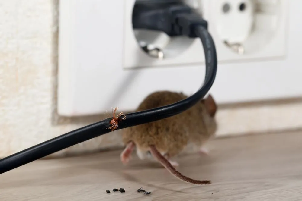 Mouse in wall socket