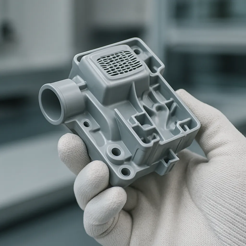 The plastic part should be a comple