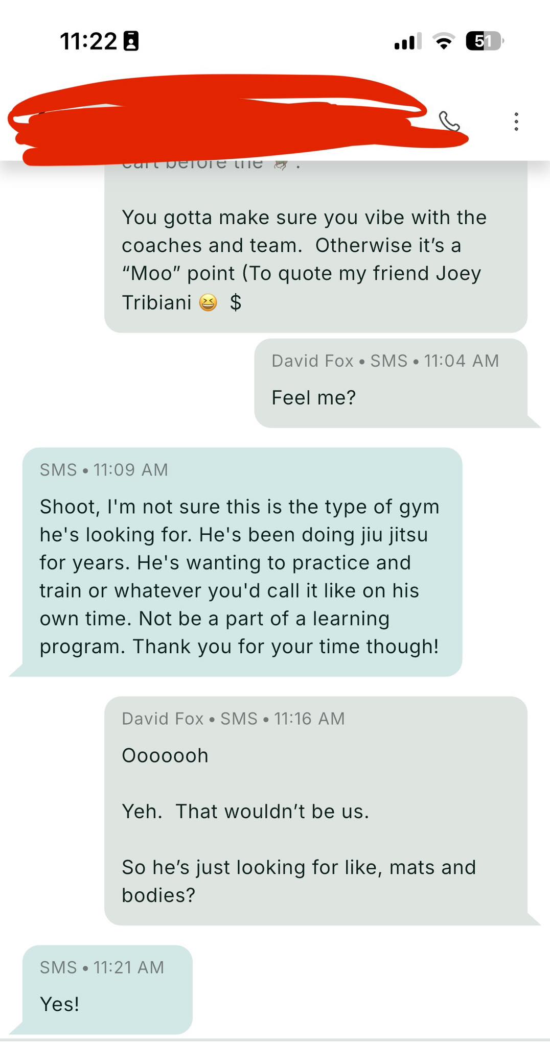 “I’m just looking for mats and bodies”…..is not how you improve at Jiu-Jitsu.