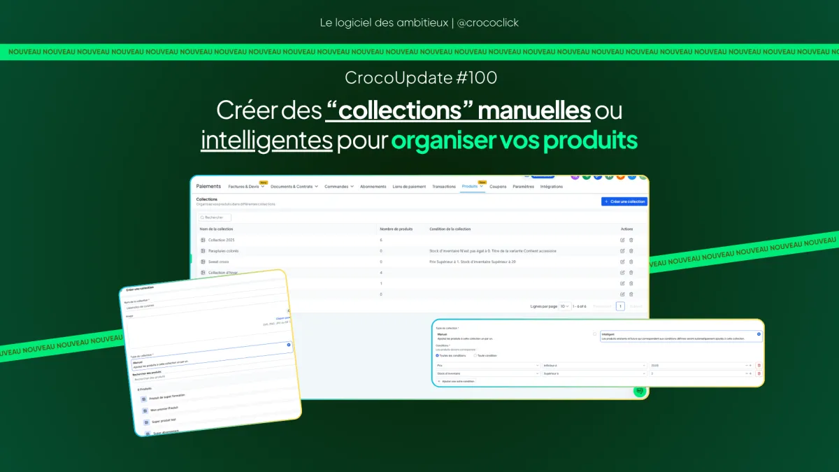 [E-SHOP] Créer des “collections” manuelles ou intelligentes pour organiser vos produits