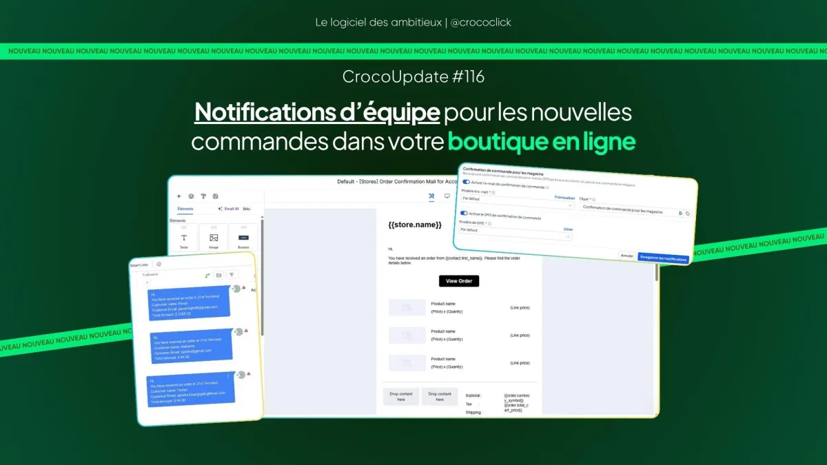 [E-SHOP] Notifications d’équipe pour les nouvelles commandes