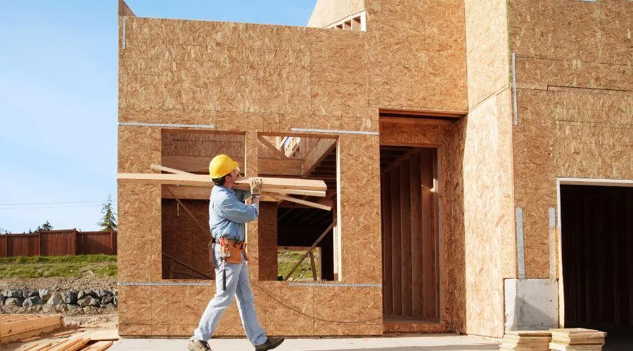 adu builder on construction site