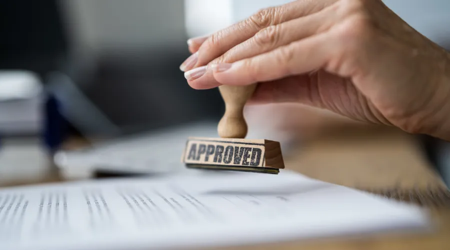 approval stamp