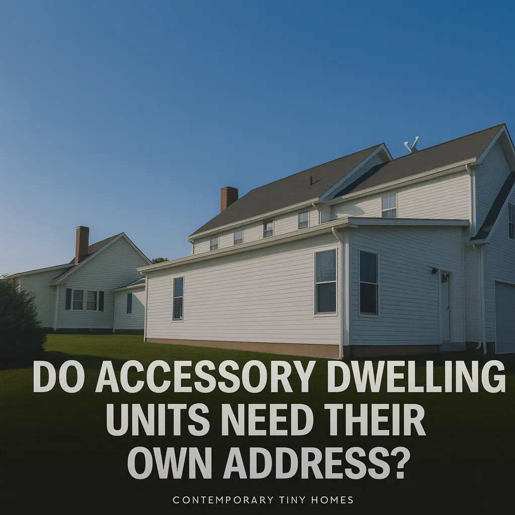 Do ADUs need their own address