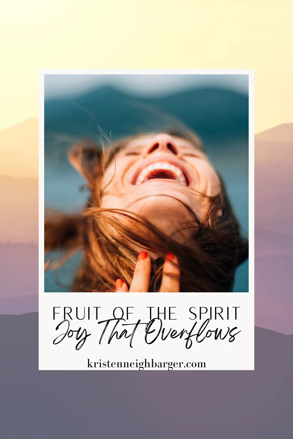 Joy that Overflows: Fruit of the Spirit