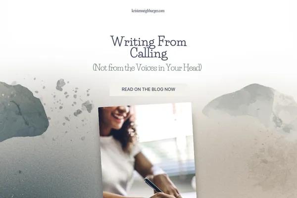 Writing From Calling