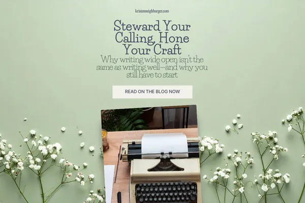 Steward your Calling